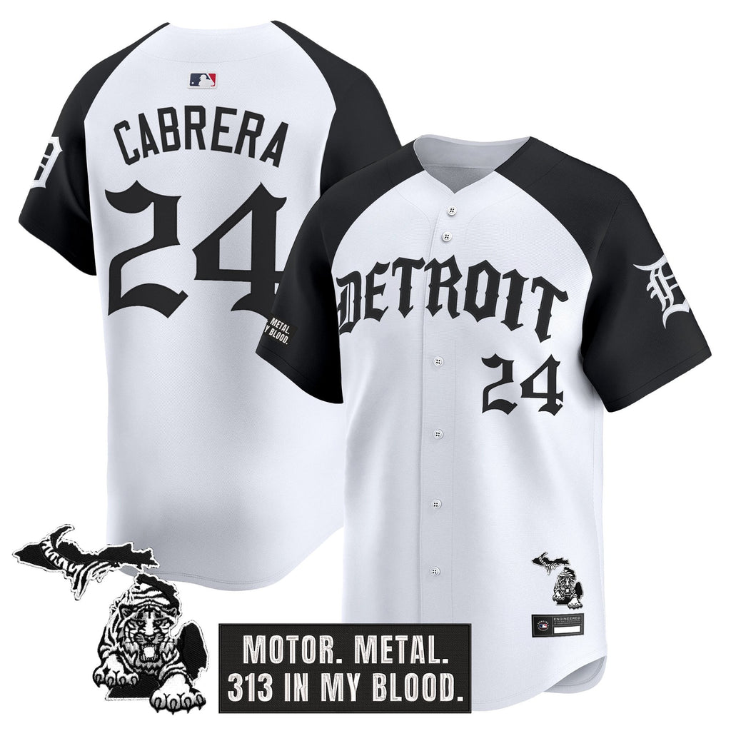 Men's Detroit Tigers 'Old English Edition' Vapor Premier Limited Jersey - All Stitched