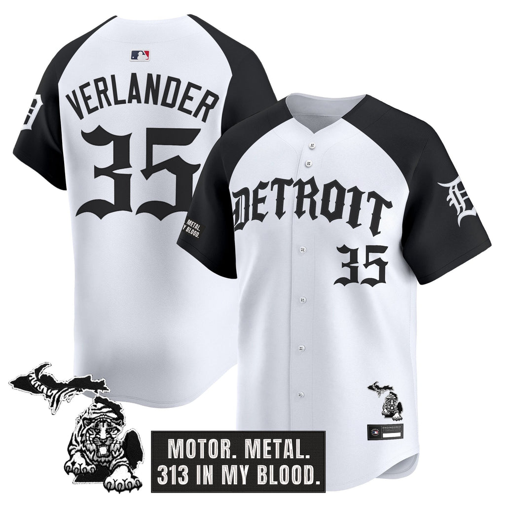 Men's Detroit Tigers 'Old English Edition' Vapor Premier Limited Jersey - All Stitched
