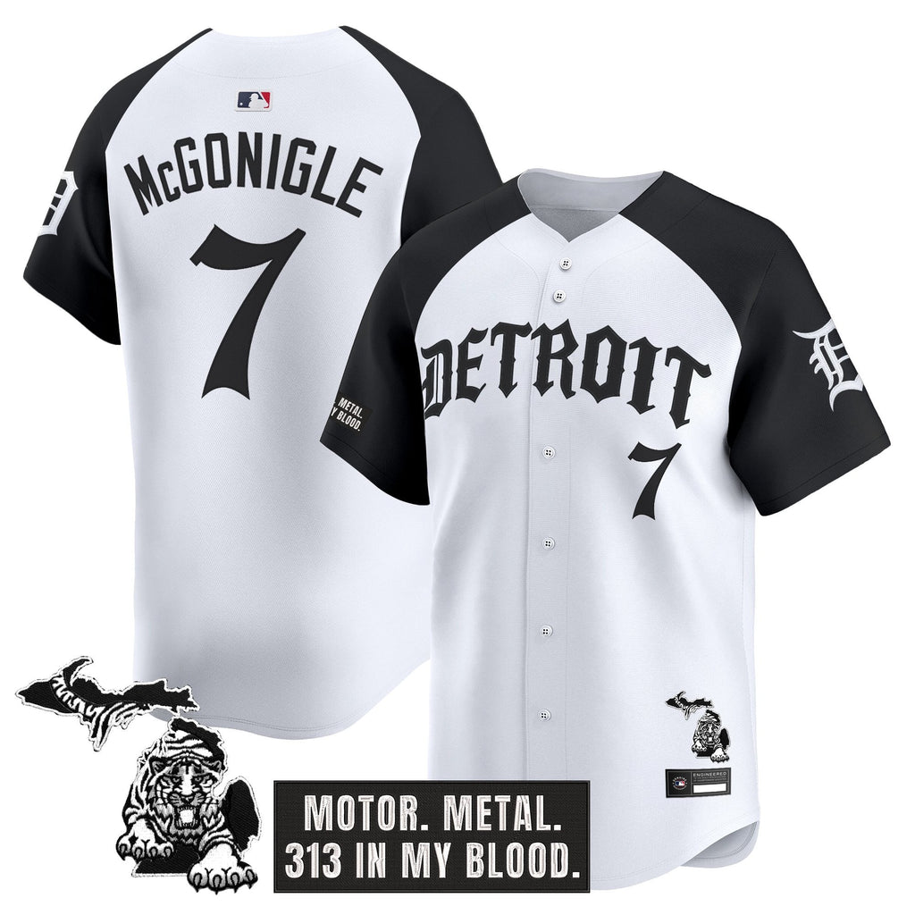 Men's Detroit Tigers 'Old English Edition' Vapor Premier Limited Jersey - All Stitched