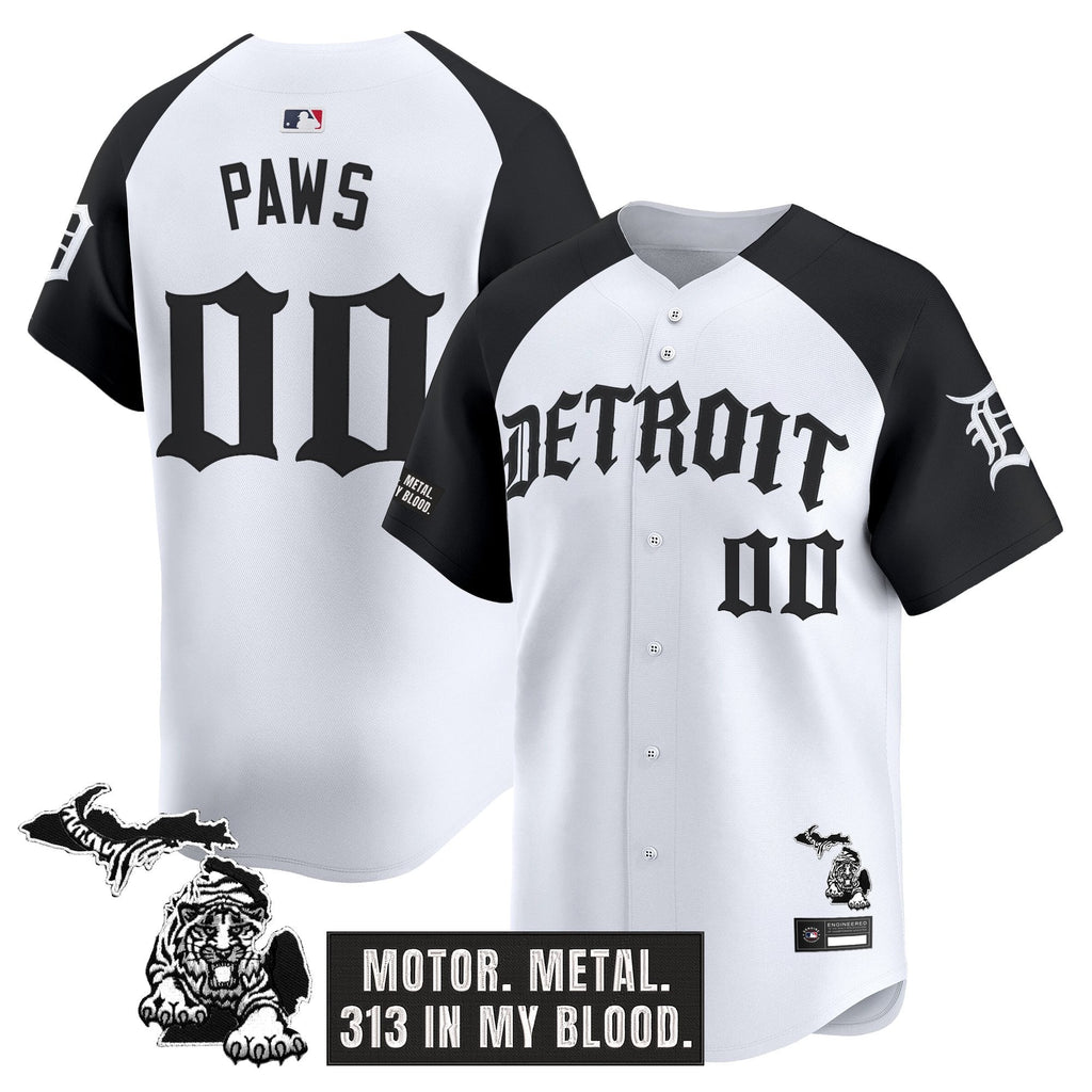 Men's Detroit Tigers 'Old English Edition' Vapor Premier Limited Jersey - All Stitched