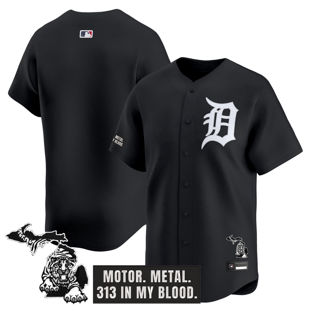 Men's Detroit Tigers 'Old English Edition' Vapor Premier Limited Jersey - All Stitched