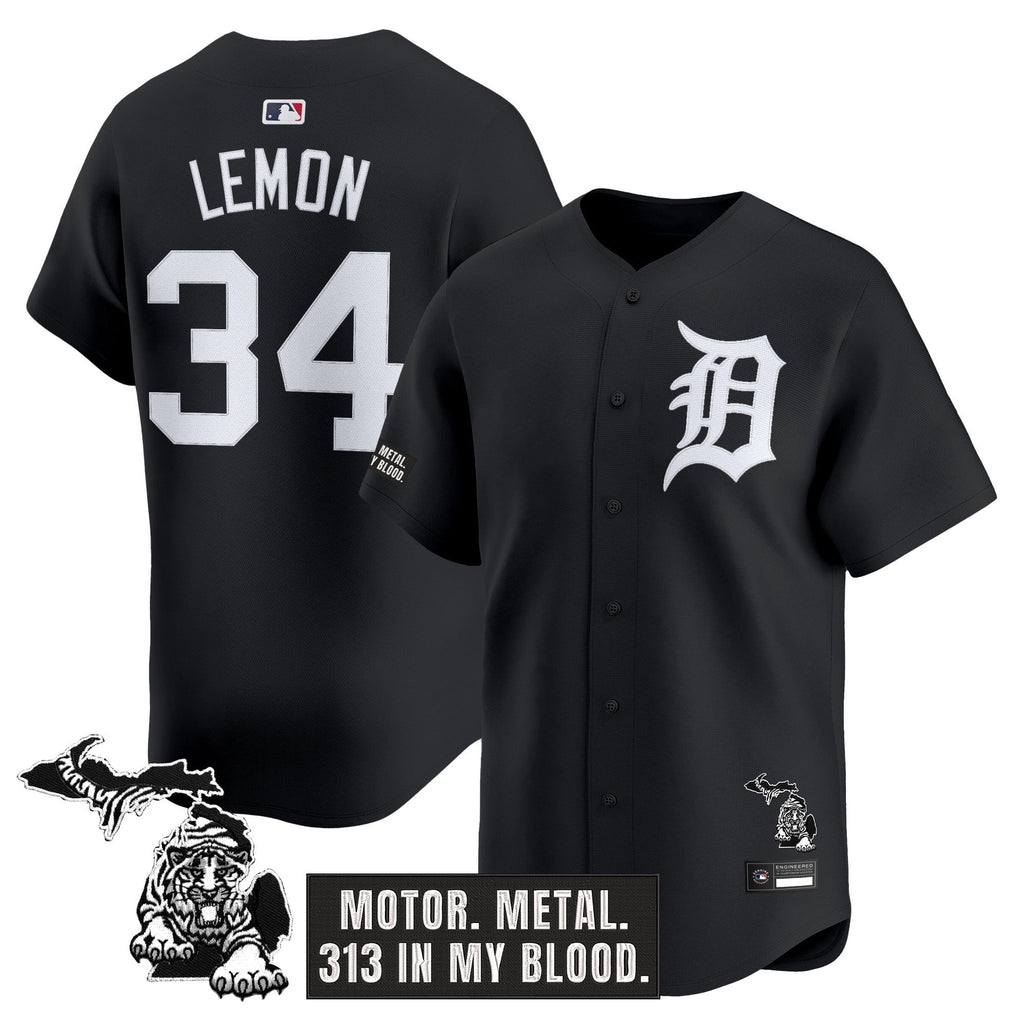 Men's Detroit Tigers 'Old English Edition' Vapor Premier Limited Jersey - All Stitched