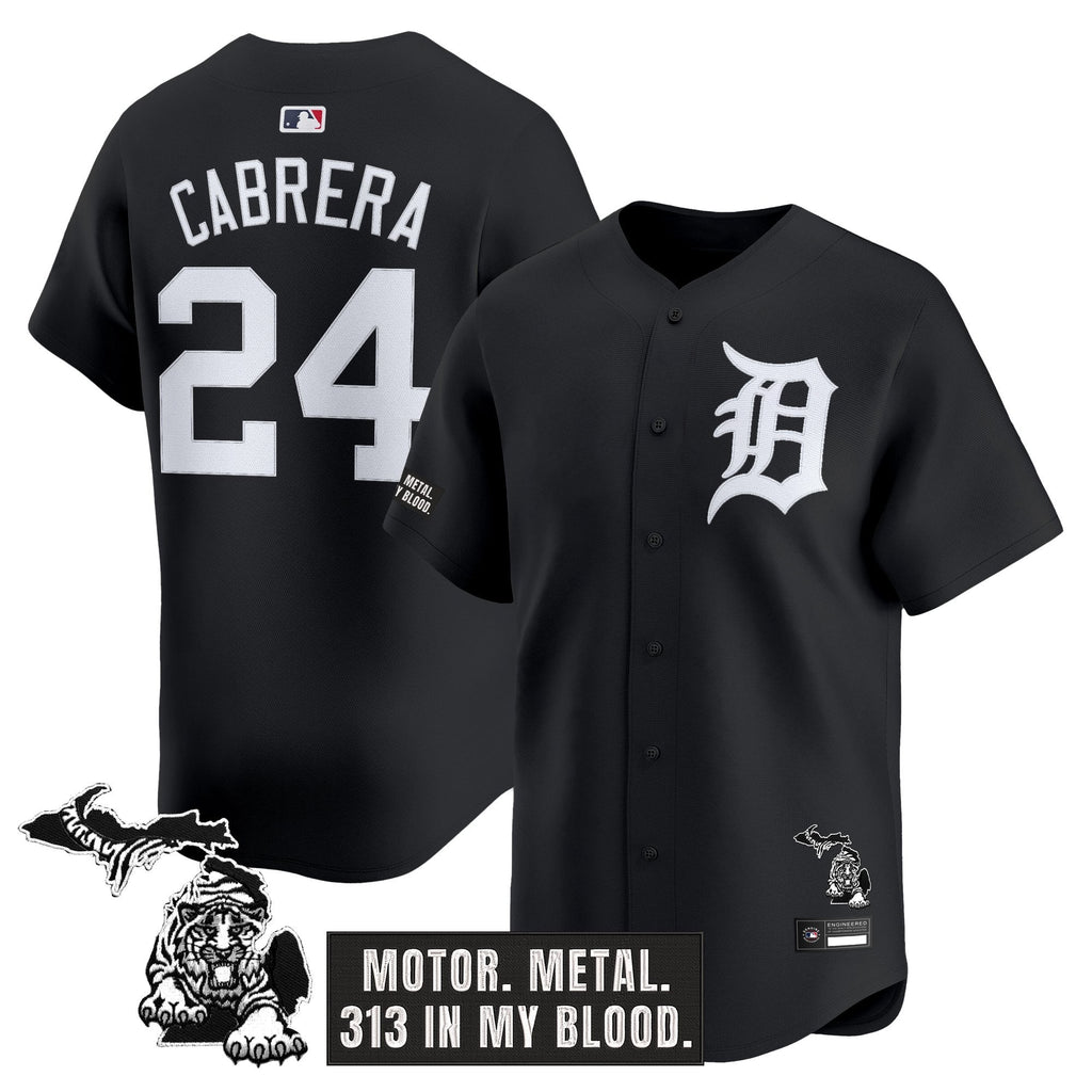 Men's Detroit Tigers 'Old English Edition' Vapor Premier Limited Jersey - All Stitched
