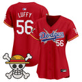 Women's Los Angeles Dodgers x One Piece Vapor Premier Limited Jersey - Stitched