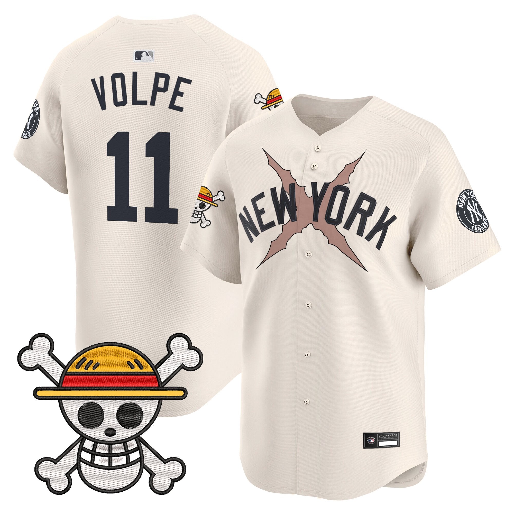 Men's New York Yankees x One Piece Vapor Premier Limited Jersey - Stitched