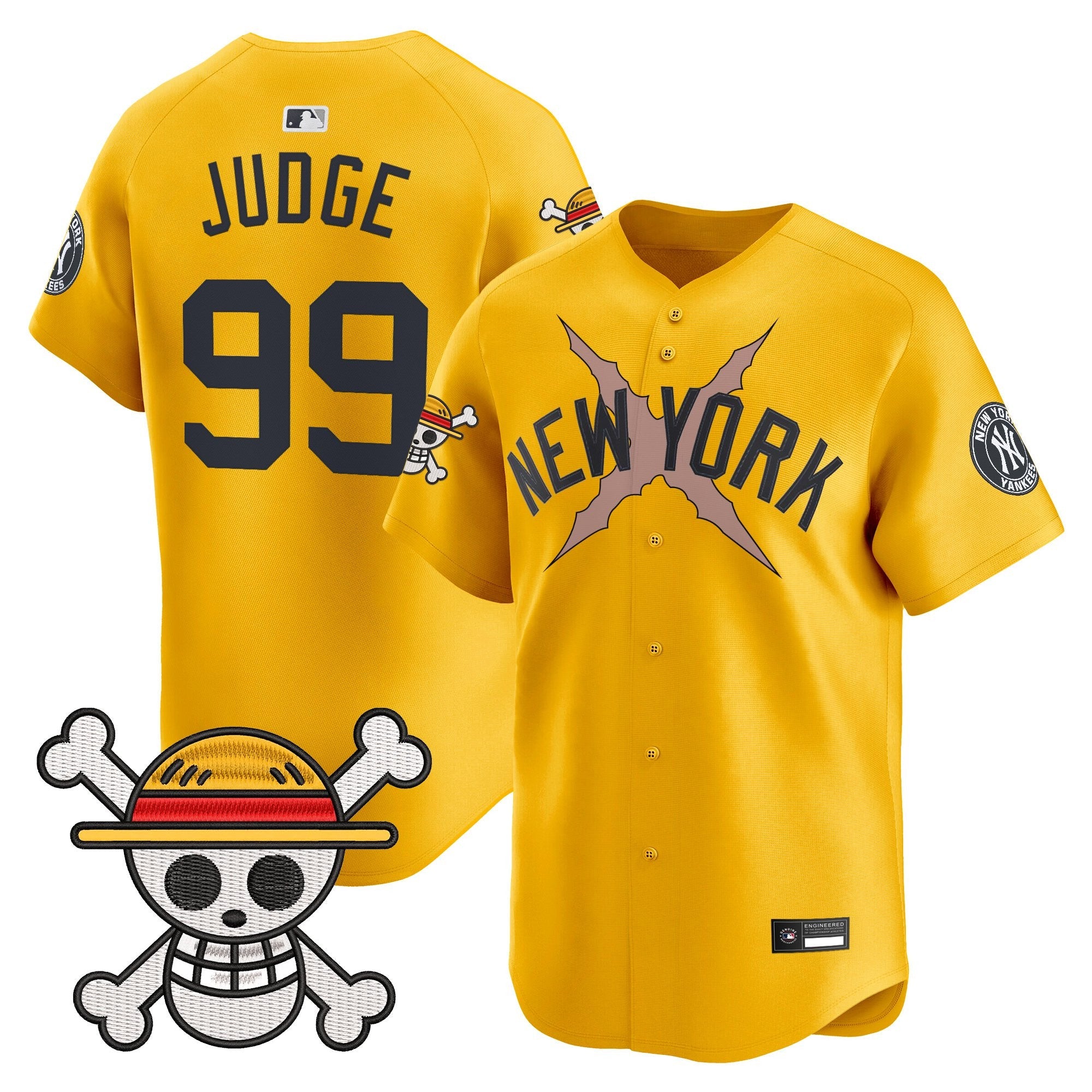 Men's New York Yankees x One Piece Vapor Premier Limited Jersey - Stitched