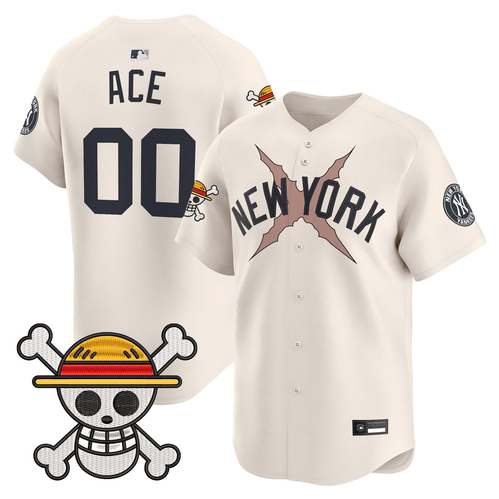Men's New York Yankees x One Piece Vapor Premier Limited Jersey - Stitched