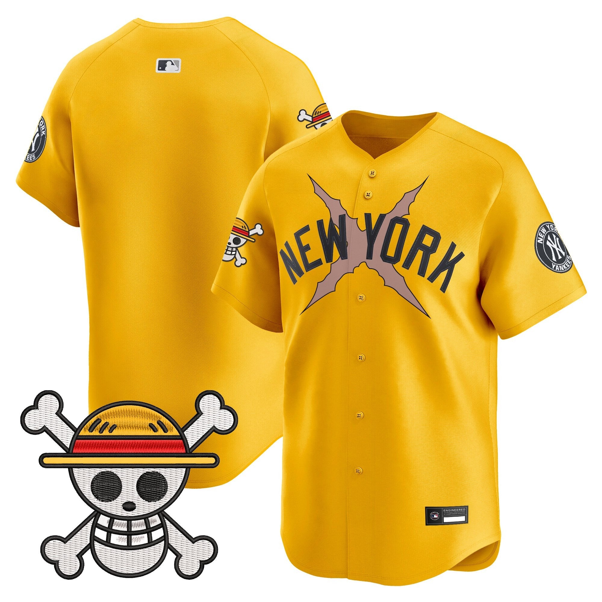 Men's New York Yankees x One Piece Vapor Premier Limited Jersey - Stitched