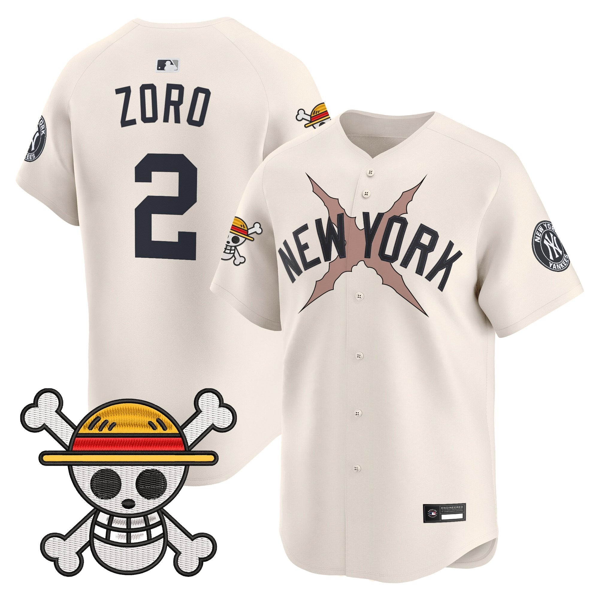 Men's New York Yankees x One Piece Vapor Premier Limited Jersey - Stitched