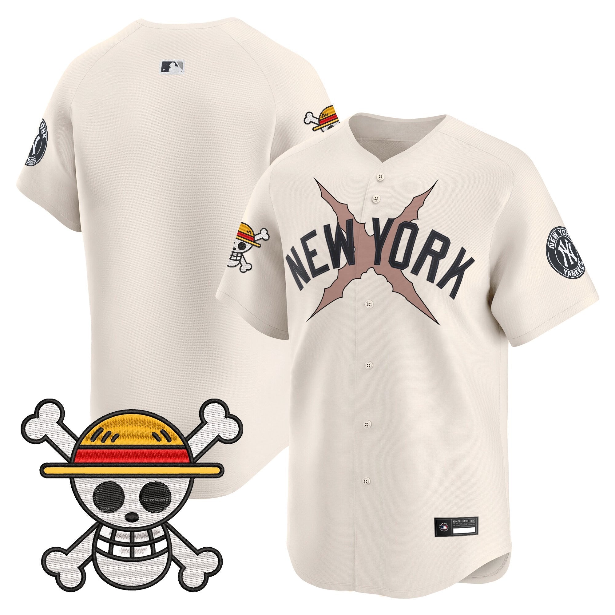 Men's New York Yankees x One Piece Vapor Premier Limited Jersey - Stitched