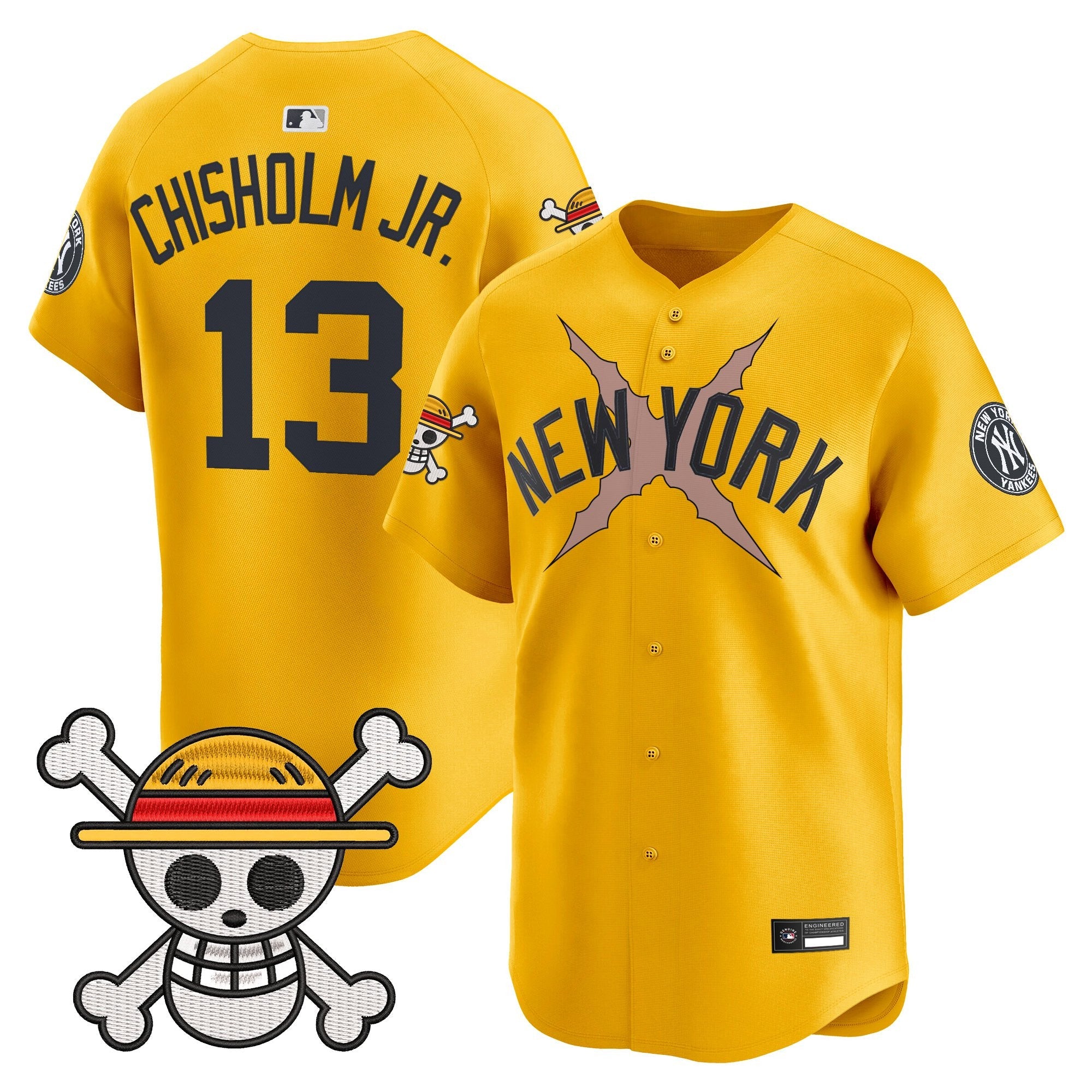 Men's New York Yankees x One Piece Vapor Premier Limited Jersey - Stitched