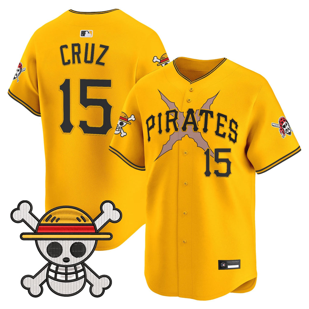 Men's Pittsburgh Pirates x One Piece Vapor Premier Limited Jersey - Stitched