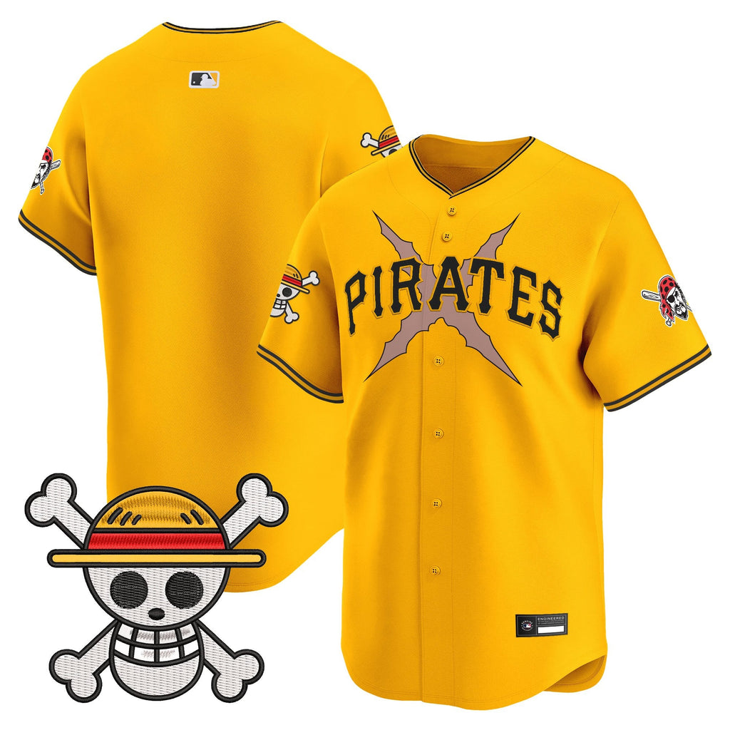 Men's Pittsburgh Pirates x One Piece Vapor Premier Limited Jersey - Stitched