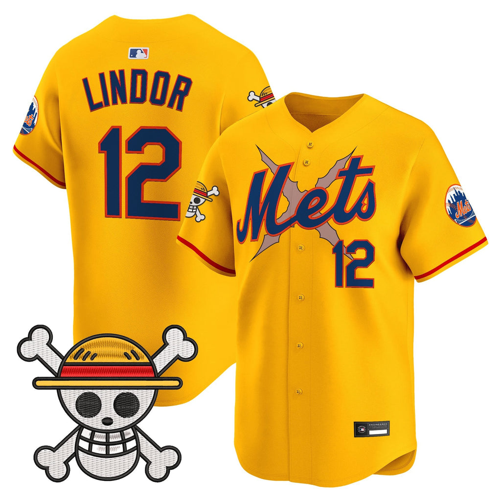 Men's New York Mets x One Piece Vapor Premier Limited Jersey - Stitched