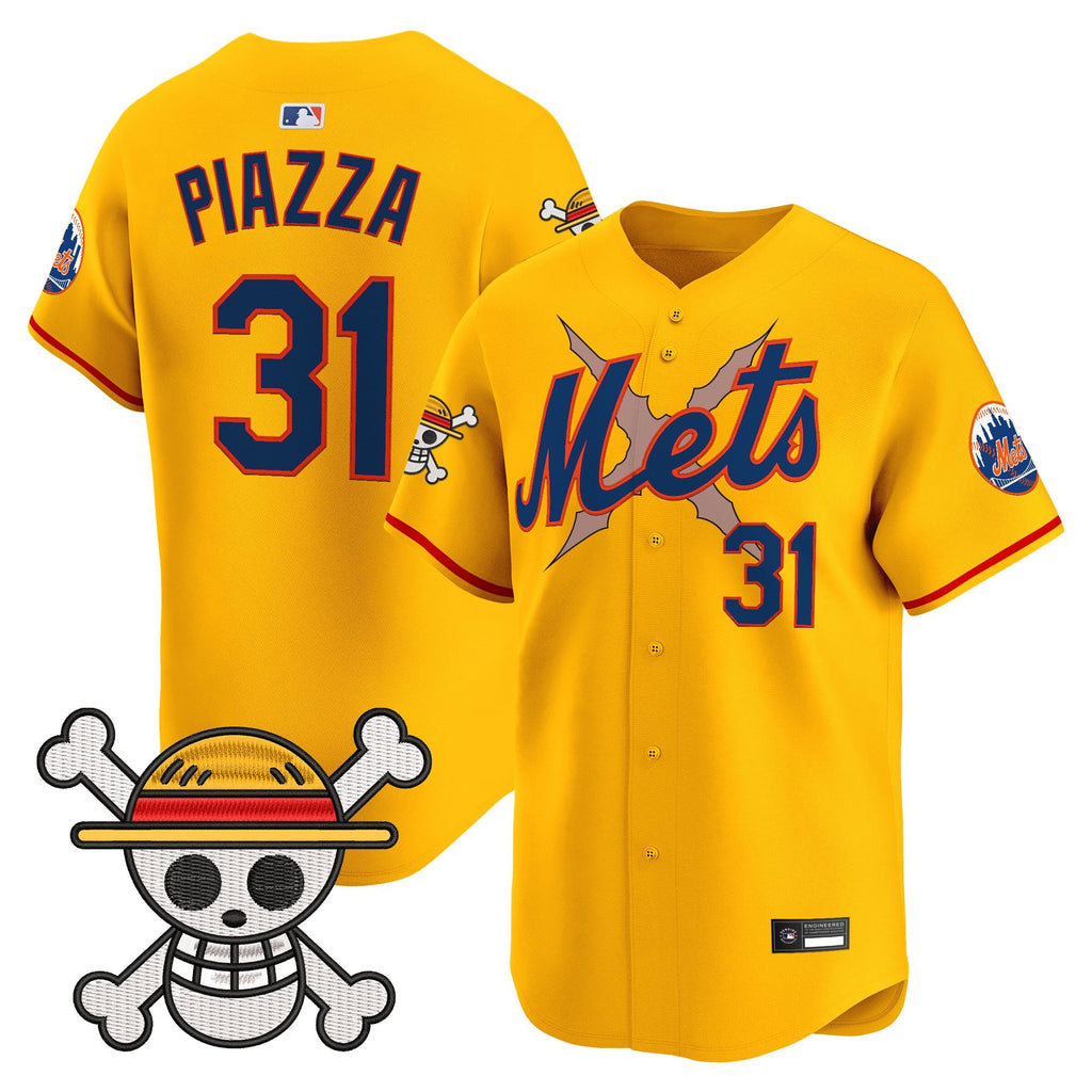 Men's New York Mets x One Piece Vapor Premier Limited Jersey - Stitched