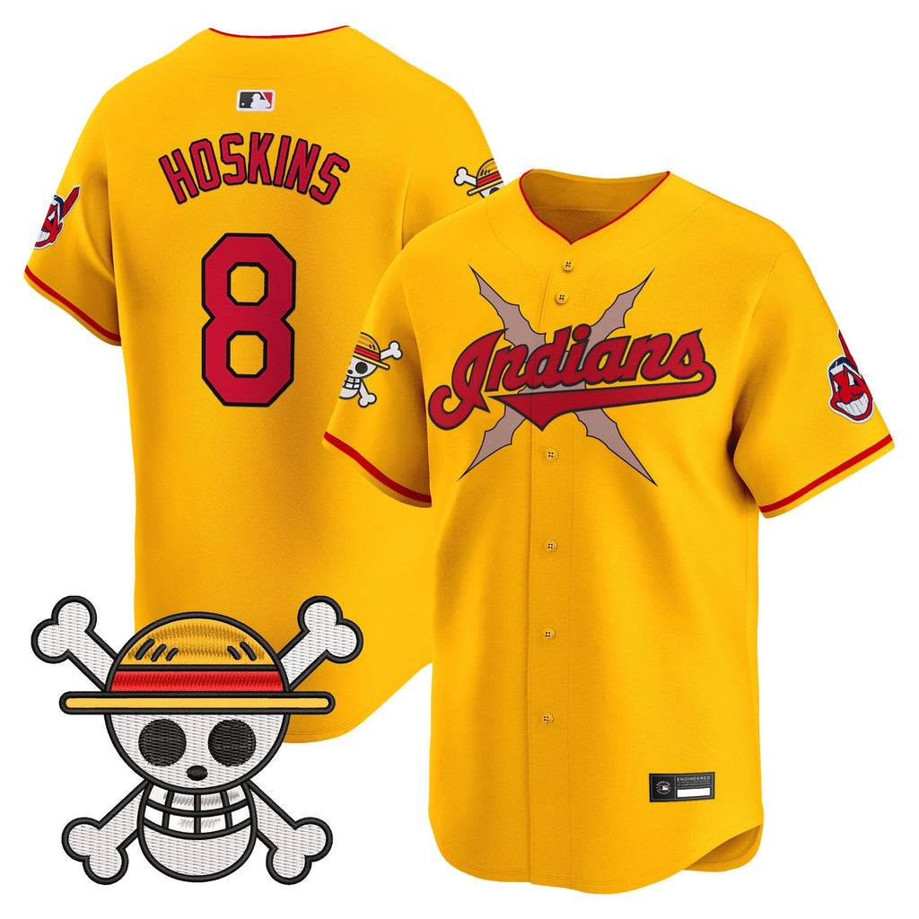 Men's Cleveland Indians x One Piece Vapor Premier Limited Jersey - Stitched