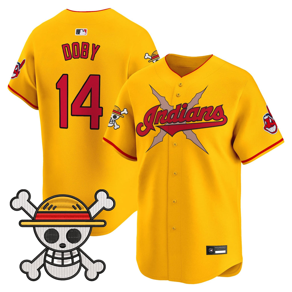 Men's Cleveland Indians x One Piece Vapor Premier Limited Jersey - Stitched