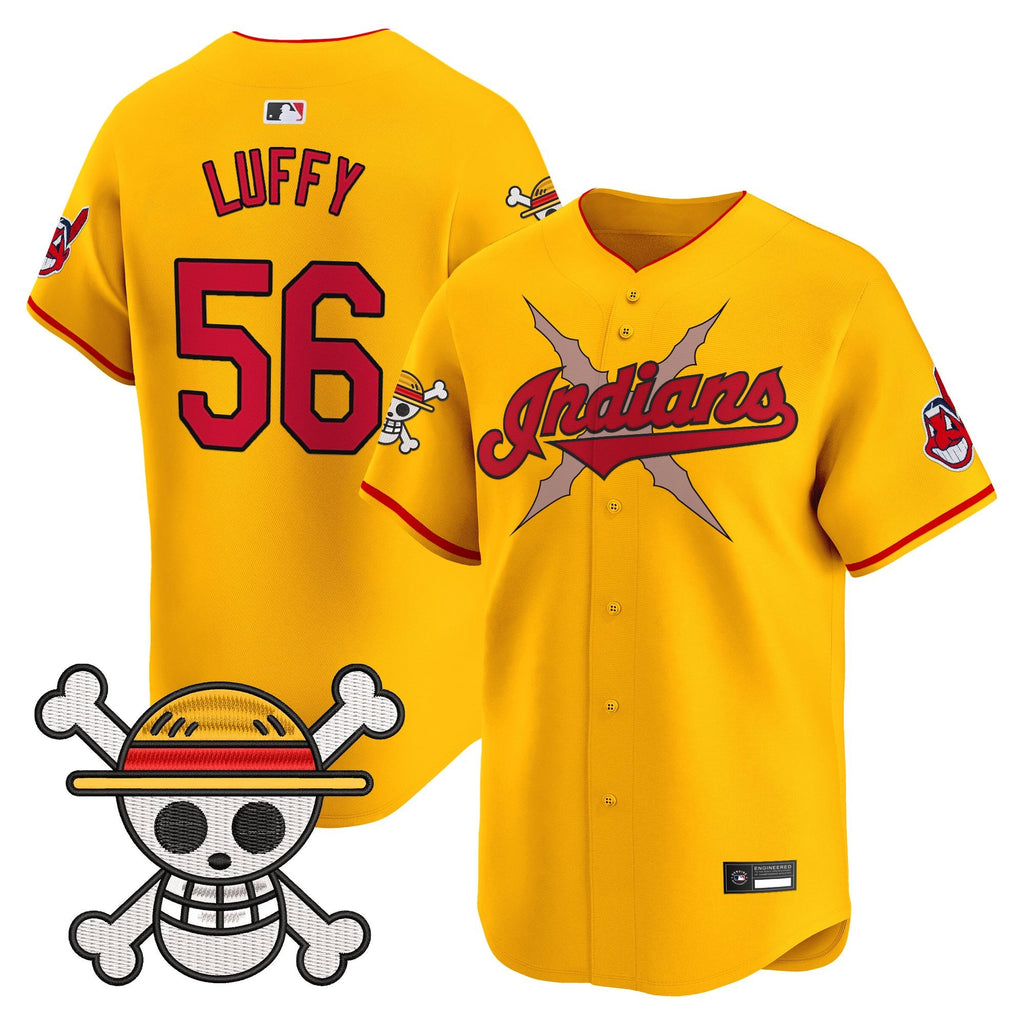Men's Cleveland Indians x One Piece Vapor Premier Limited Jersey - Stitched