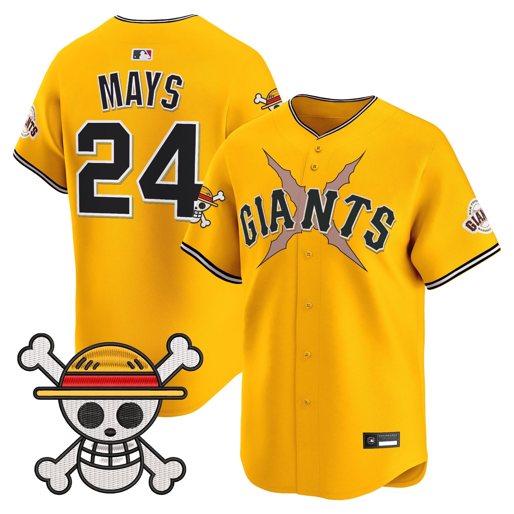 Men's San Francisco Giants x One Piece Vapor Premier Limited Jersey - Stitched