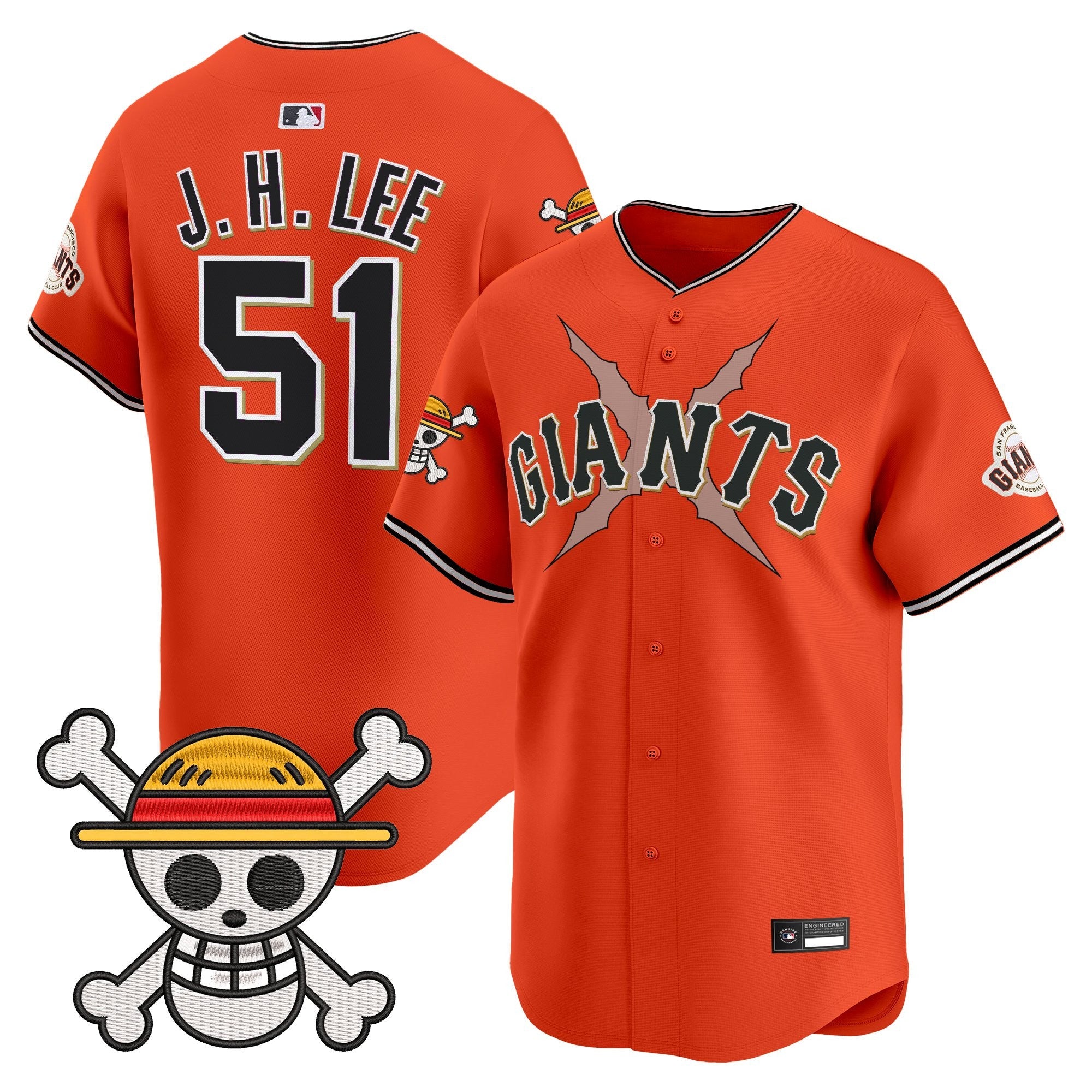 Men's San Francisco Giants x One Piece Vapor Premier Limited Jersey - Stitched