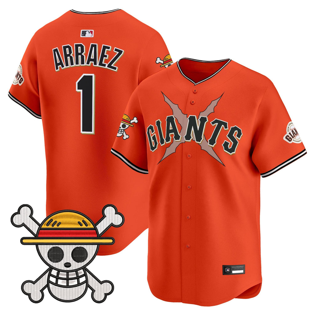 Men's San Francisco Giants x One Piece Vapor Premier Limited Jersey - Stitched