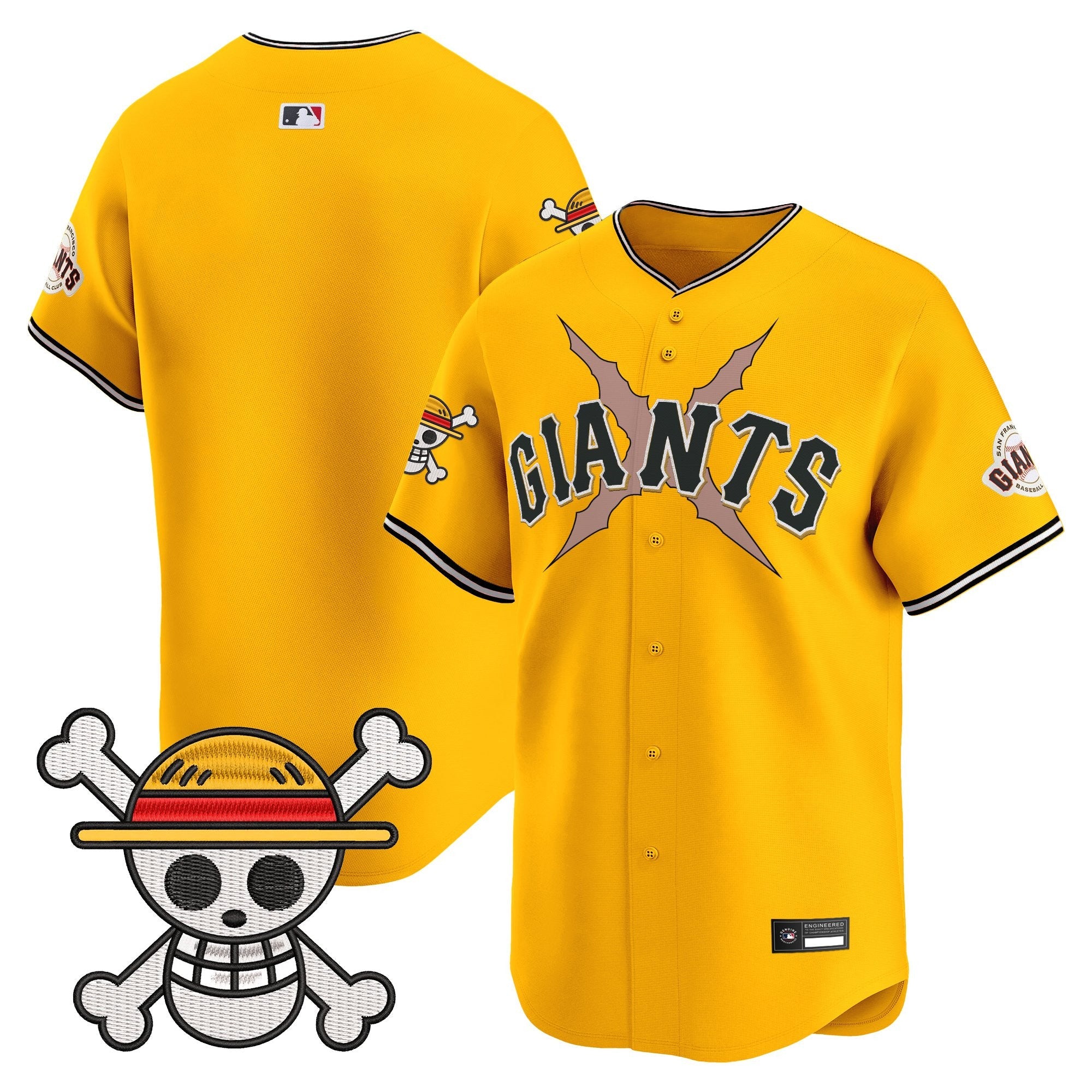 Men's San Francisco Giants x One Piece Vapor Premier Limited Jersey - Stitched