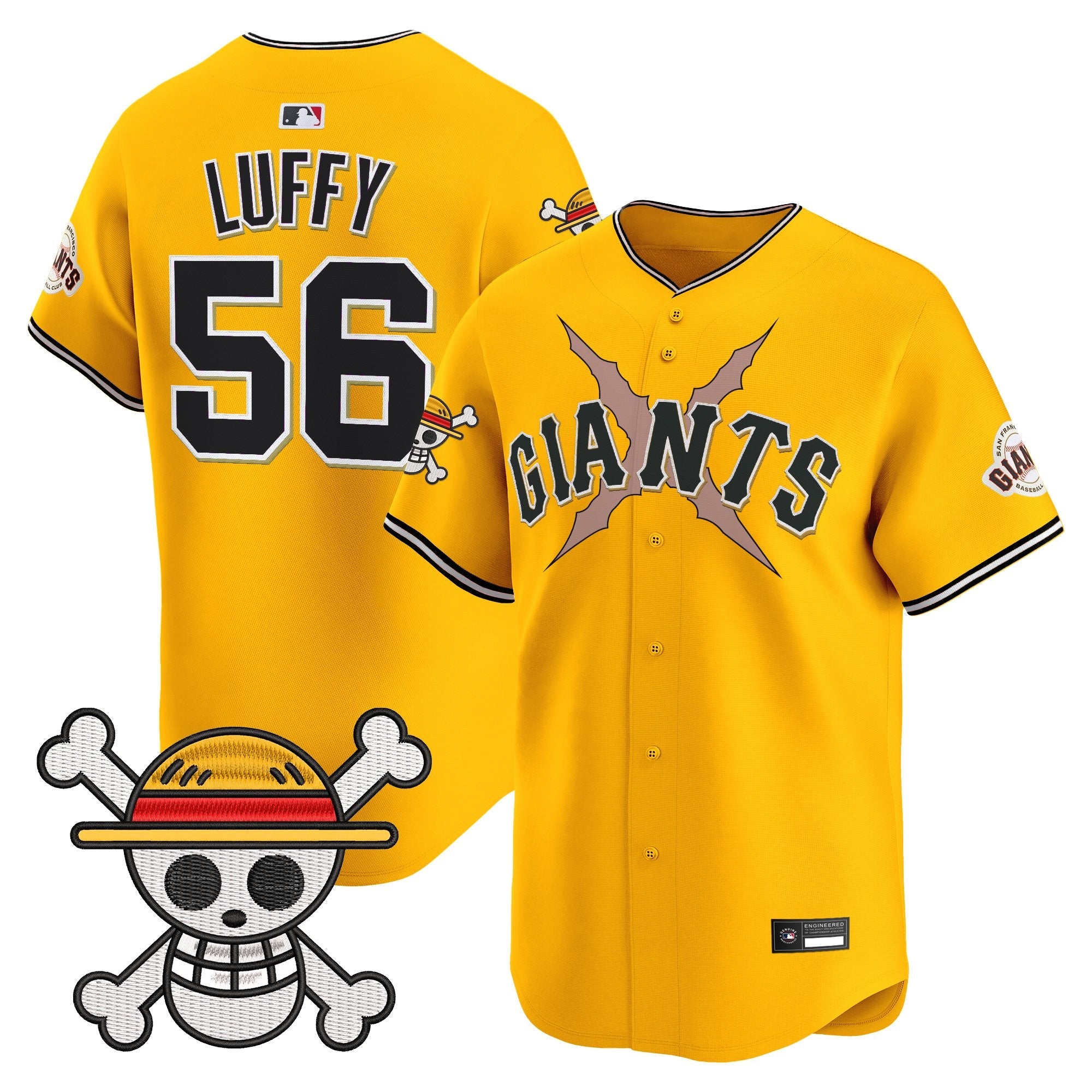 Men's San Francisco Giants x One Piece Vapor Premier Limited Jersey - Stitched