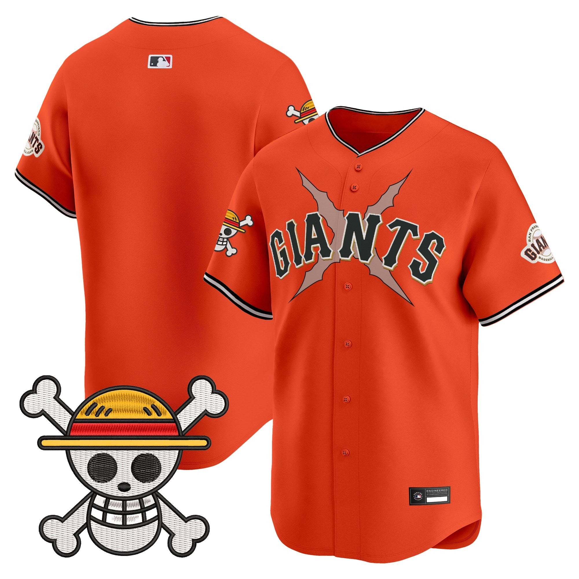 Men's San Francisco Giants x One Piece Vapor Premier Limited Jersey - Stitched