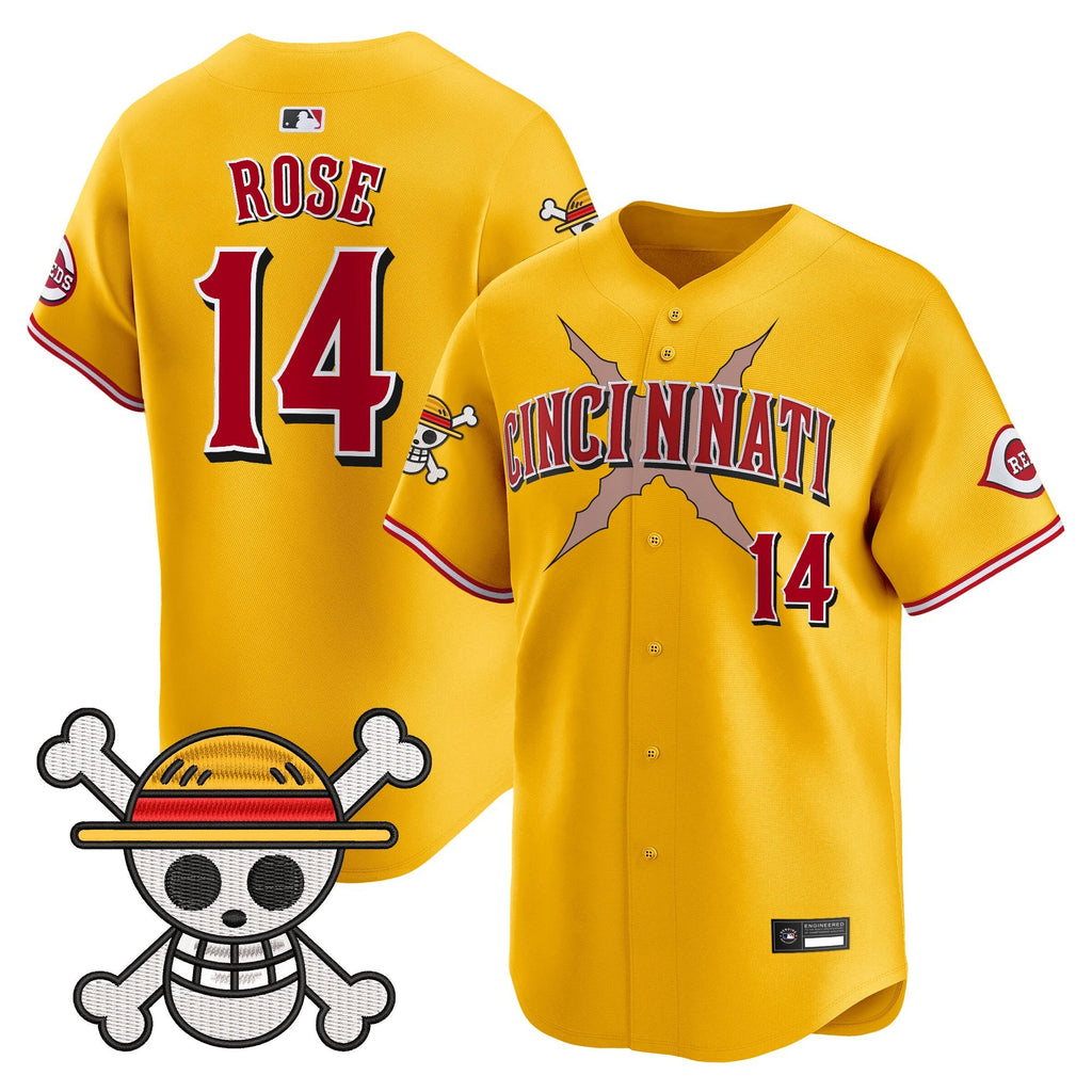 Men's Cincinnati Reds x One Piece Vapor Premier Limited Jersey - Stitched