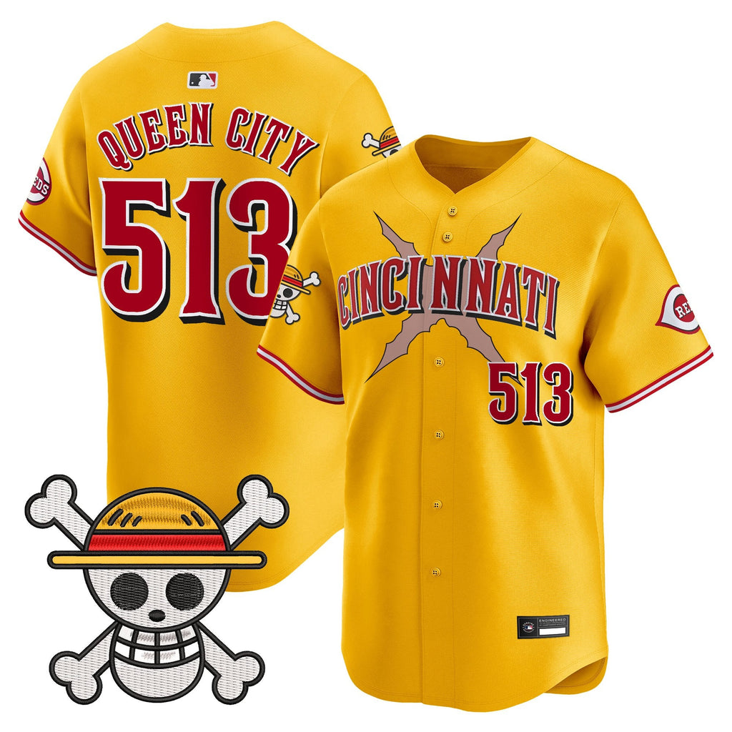 Men's Cincinnati Reds x One Piece Vapor Premier Limited Jersey - Stitched