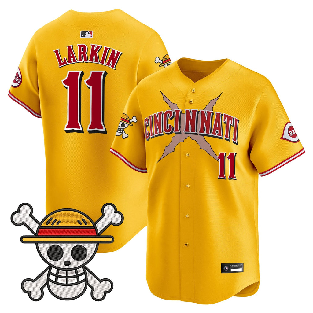 Men's Cincinnati Reds x One Piece Vapor Premier Limited Jersey - Stitched