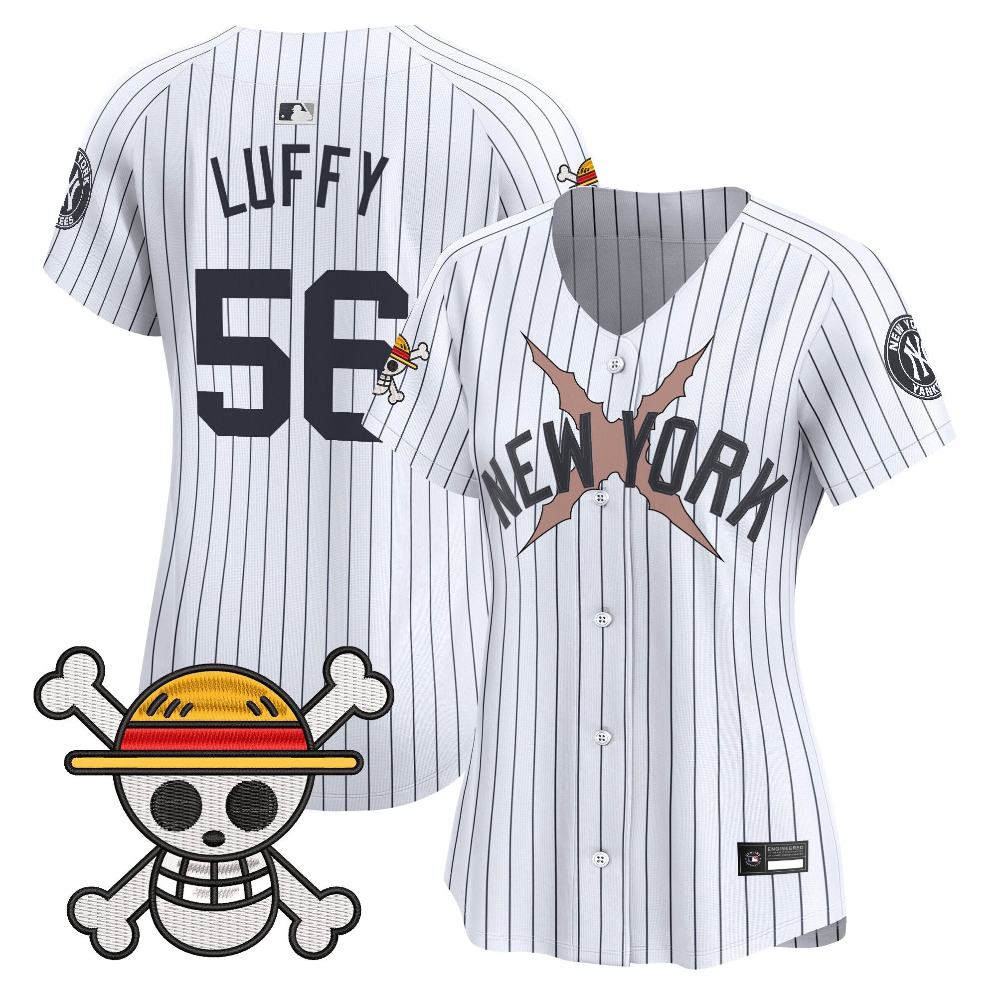 Women's New York Yankees x One Piece Vapor Premier Limited Jersey - Stitched