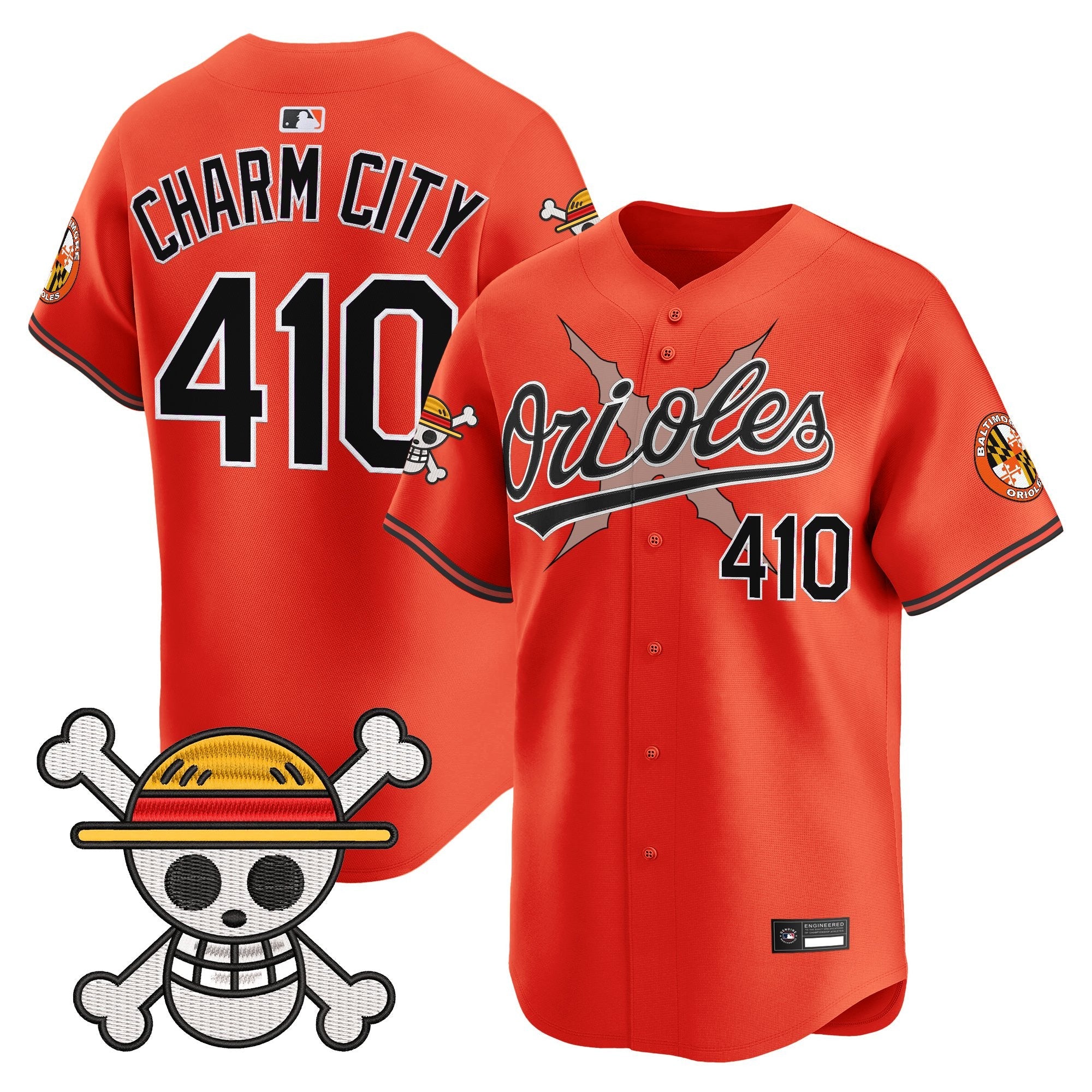 Men's Baltimore Orioles x One Piece Vapor Premier Limited Jersey - Stitched