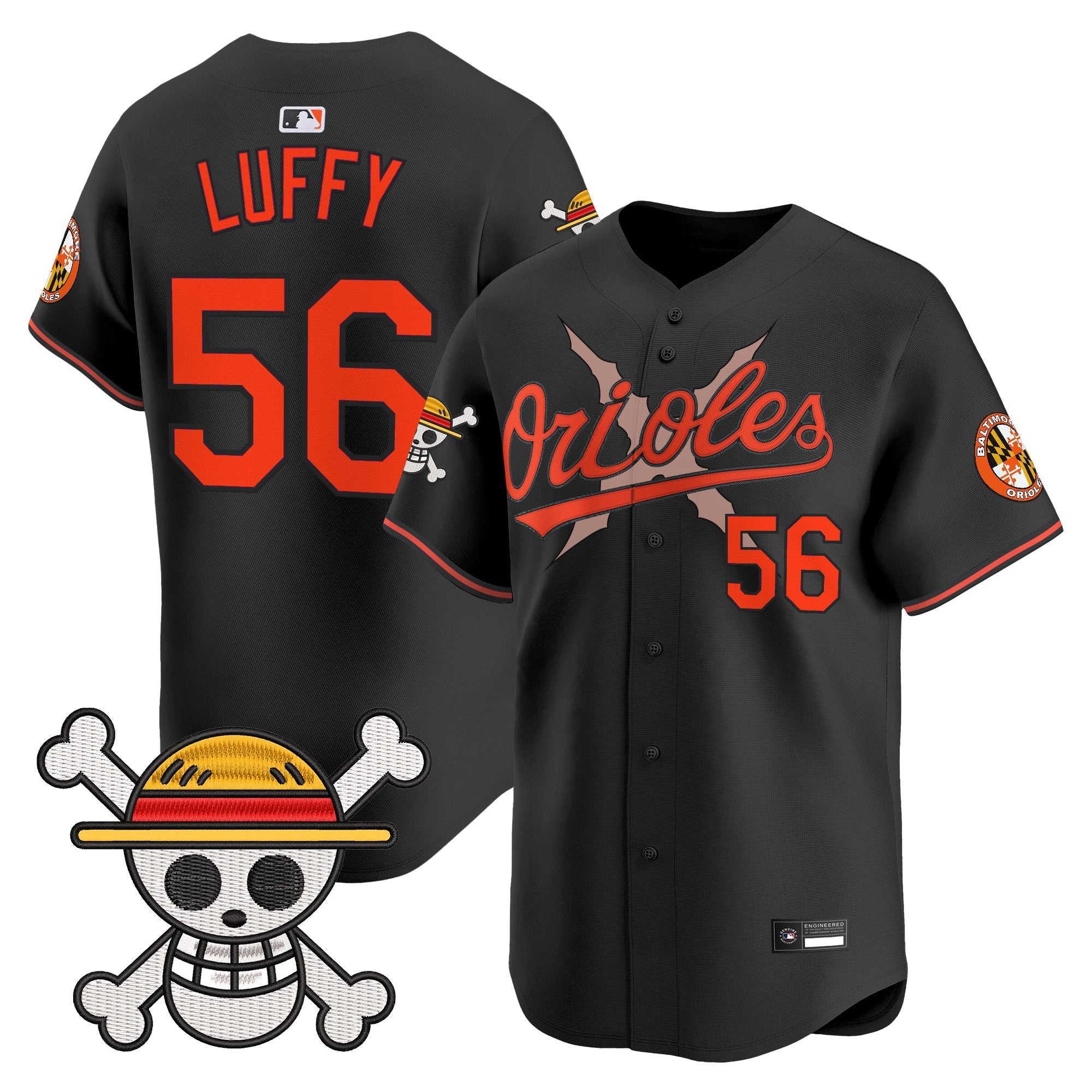 Men's Baltimore Orioles x One Piece Vapor Premier Limited Jersey - Stitched