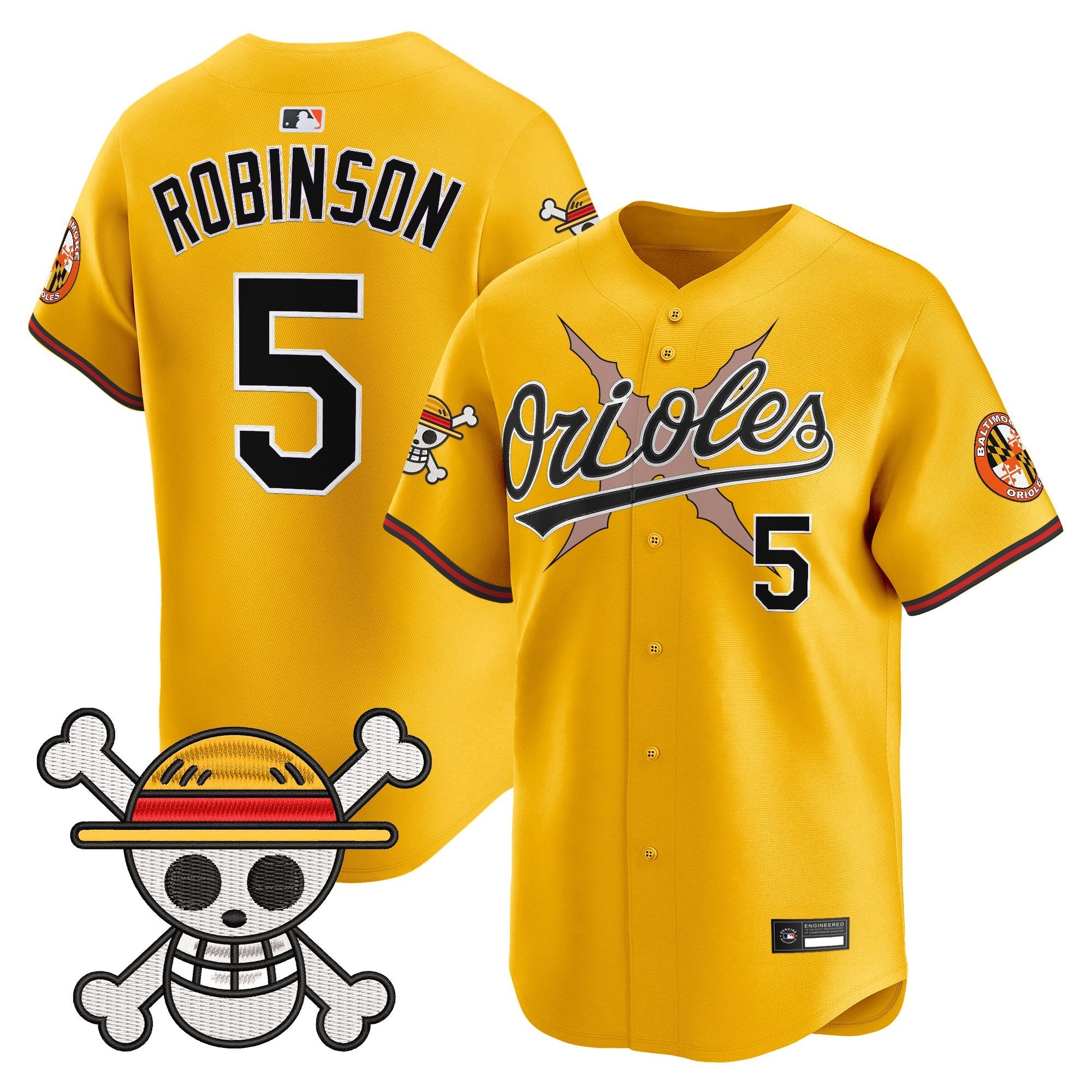 Men's Baltimore Orioles x One Piece Vapor Premier Limited Jersey - Stitched