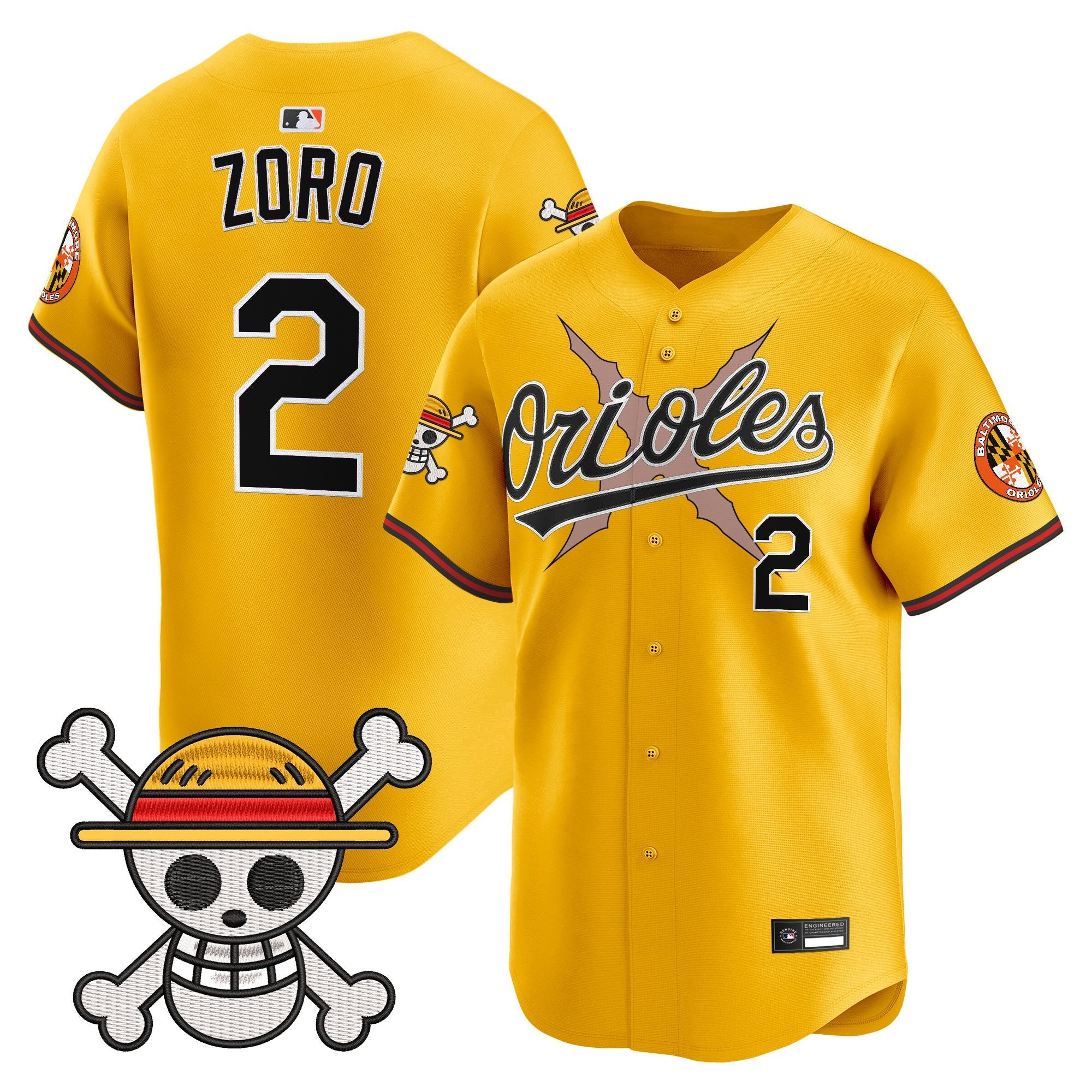 Men's Baltimore Orioles x One Piece Vapor Premier Limited Jersey - Stitched