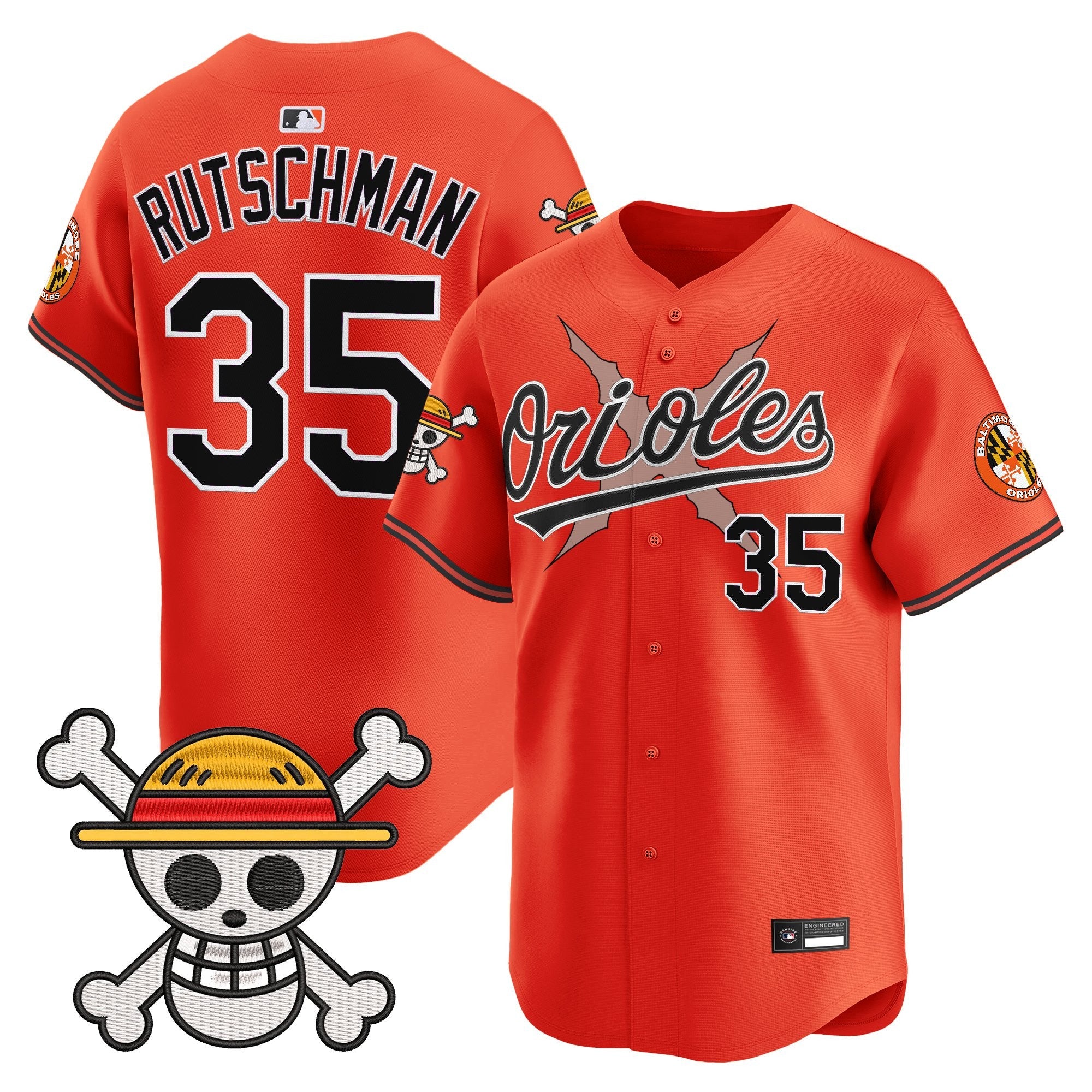 Men's Baltimore Orioles x One Piece Vapor Premier Limited Jersey - Stitched