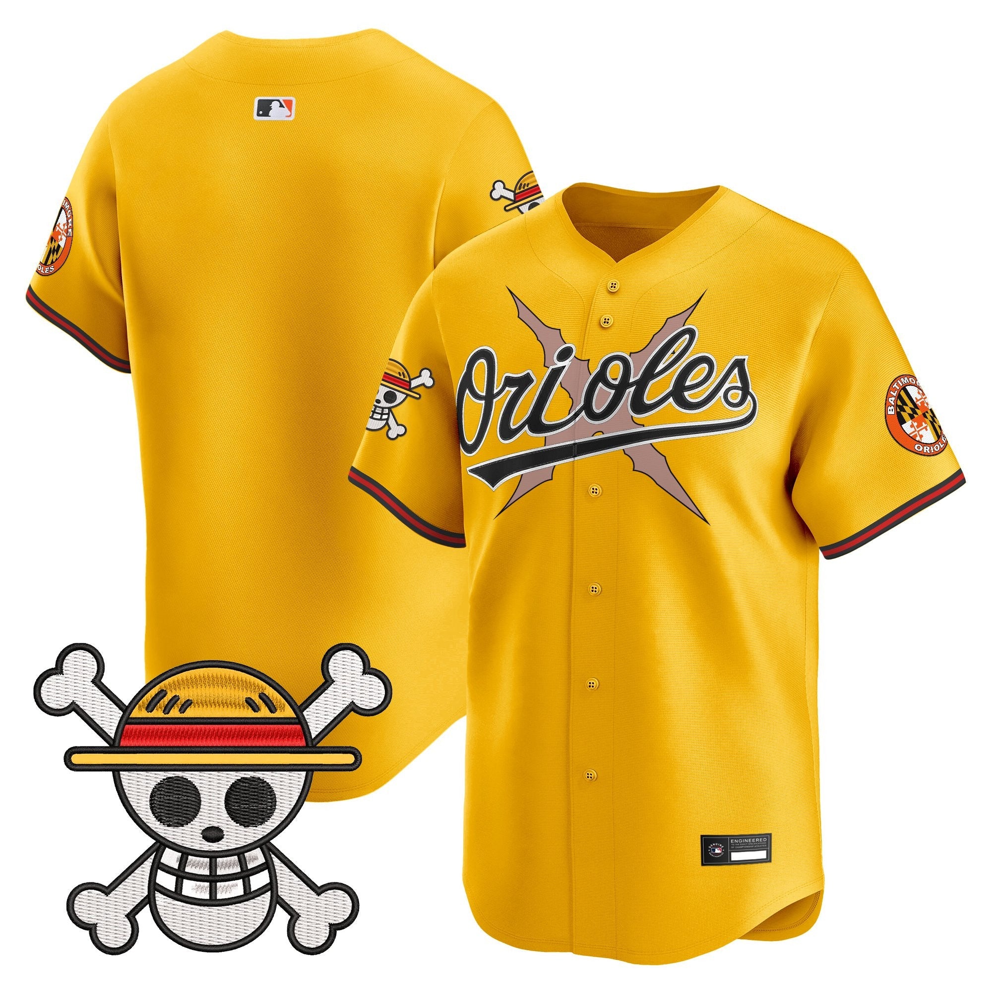 Men's Baltimore Orioles x One Piece Vapor Premier Limited Jersey - Stitched