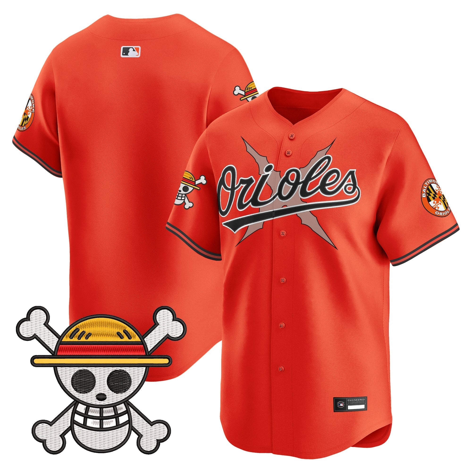 Men's Baltimore Orioles x One Piece Vapor Premier Limited Jersey - Stitched
