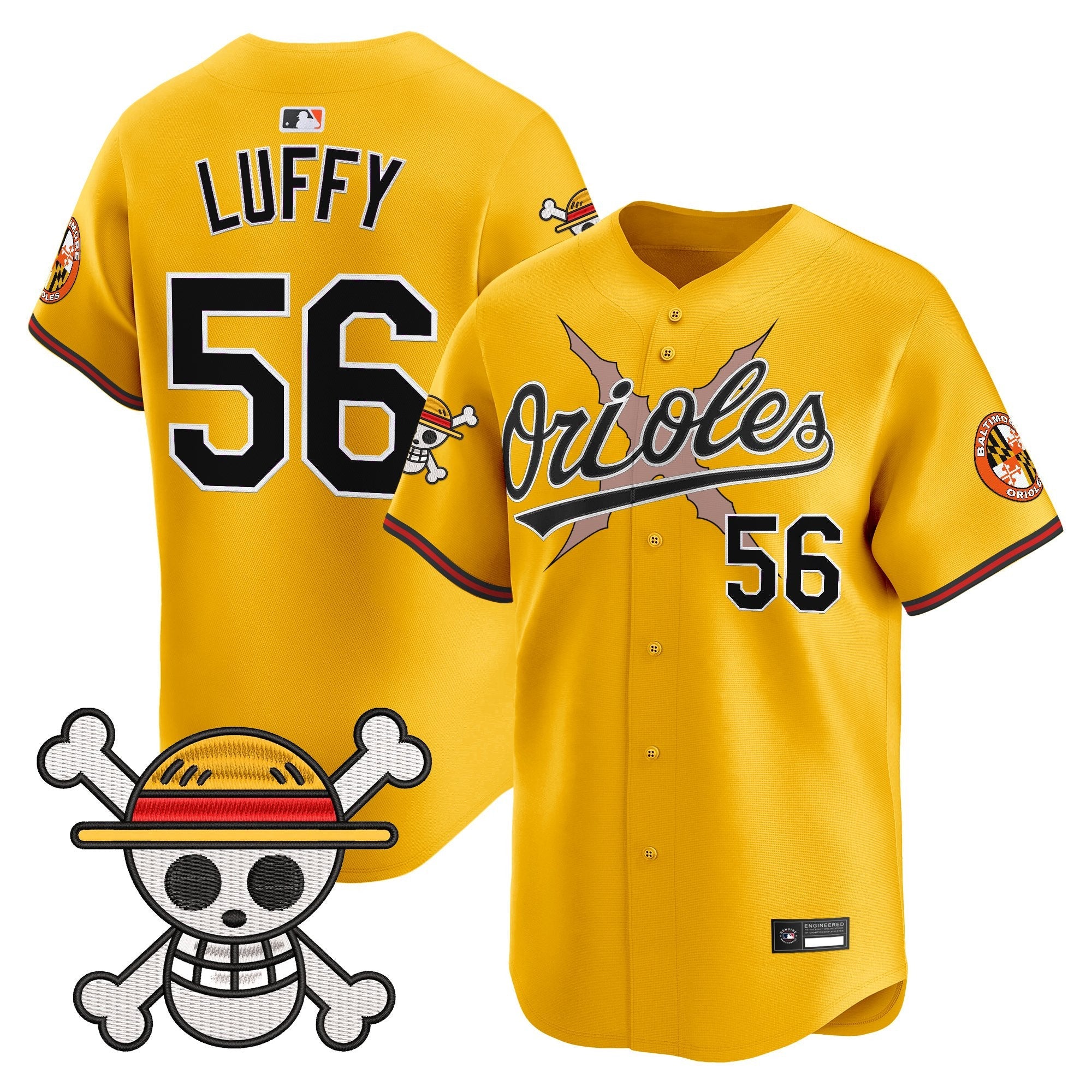 Men's Baltimore Orioles x One Piece Vapor Premier Limited Jersey - Stitched