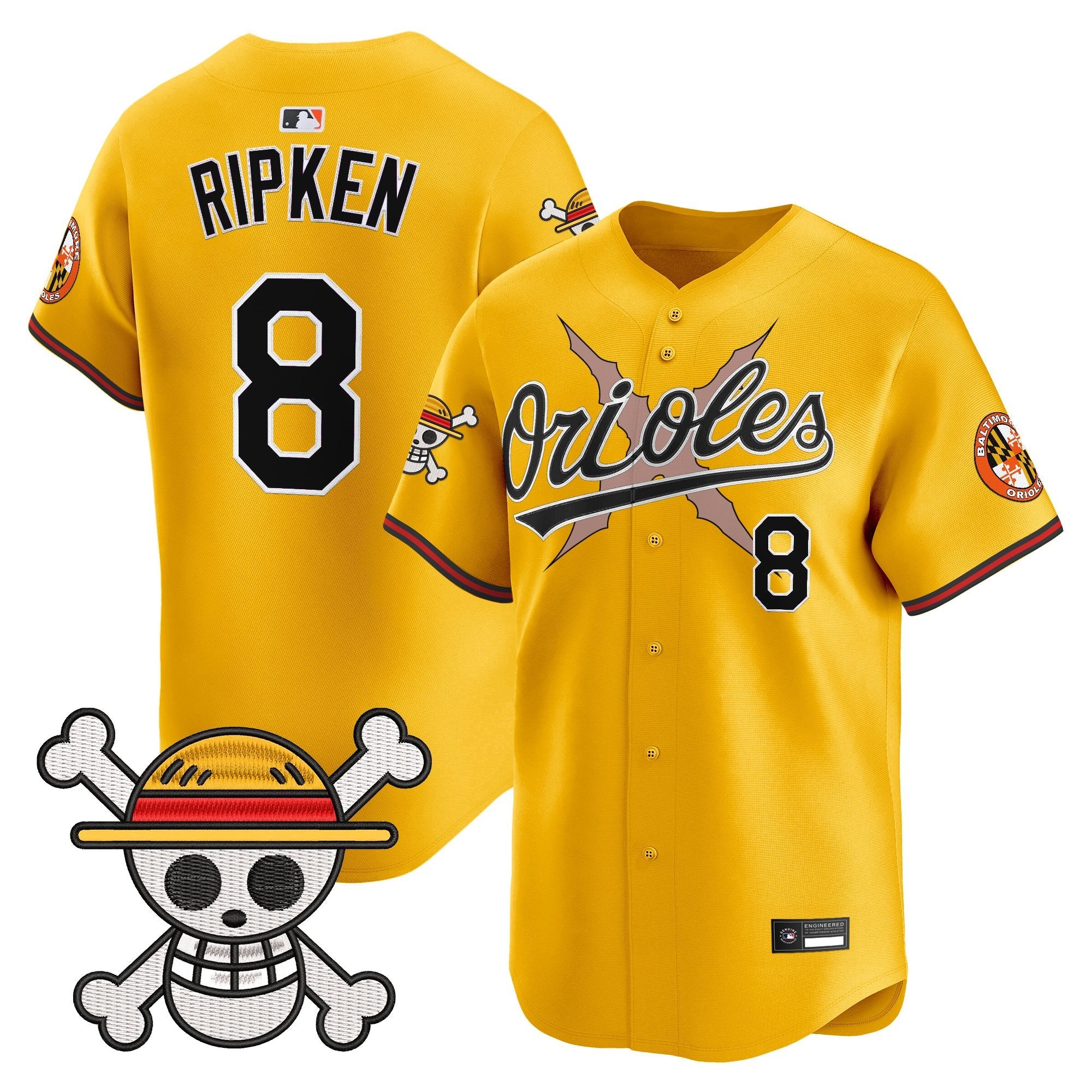 Men's Baltimore Orioles x One Piece Vapor Premier Limited Jersey - Stitched