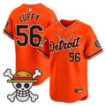 Men's Detroit Tigers x One Piece Vapor Premier Limited Jersey - Stitched