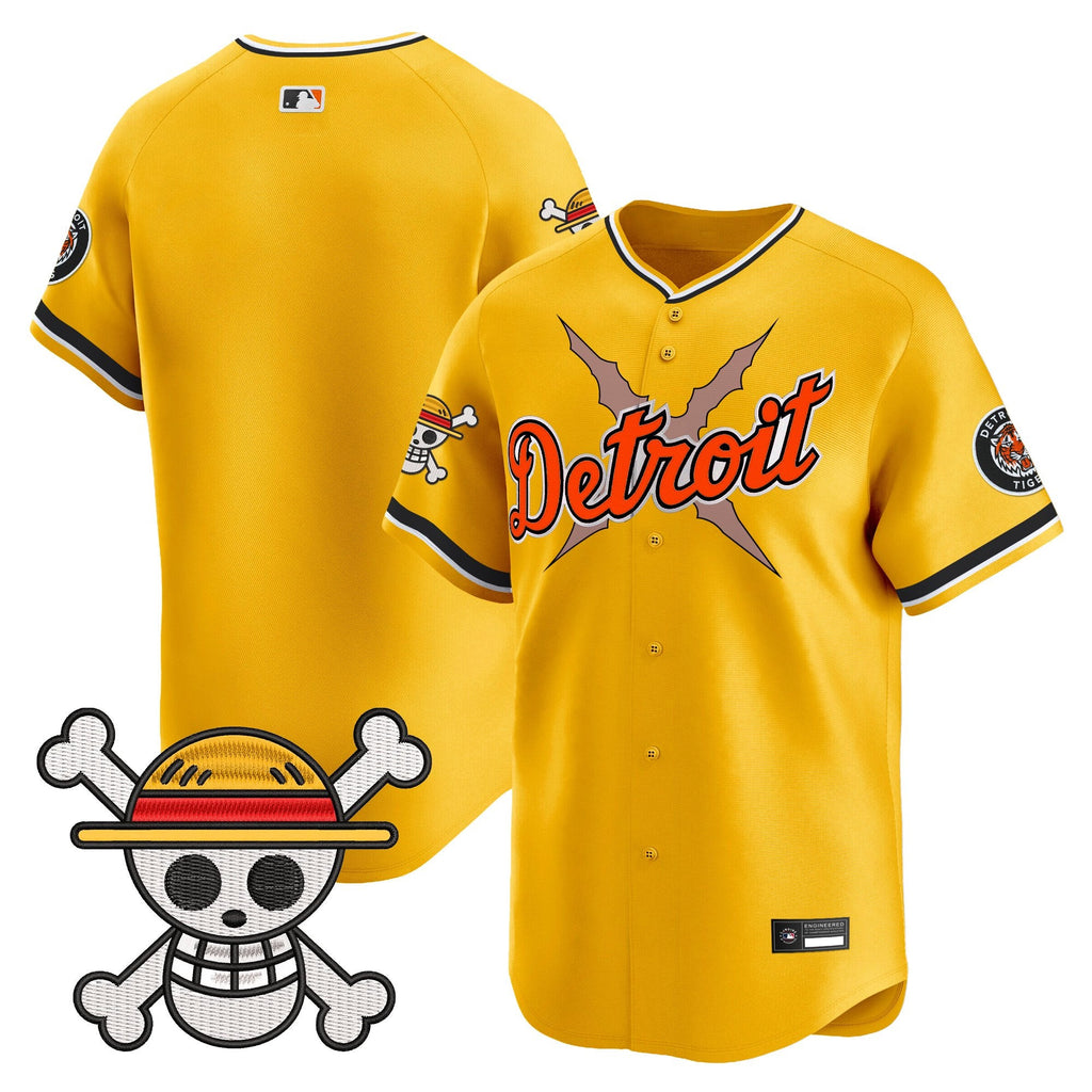 Men's Detroit Tigers x One Piece Vapor Premier Limited Jersey - Stitched