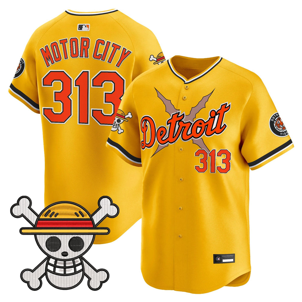 Men's Detroit Tigers x One Piece Vapor Premier Limited Jersey - Stitched