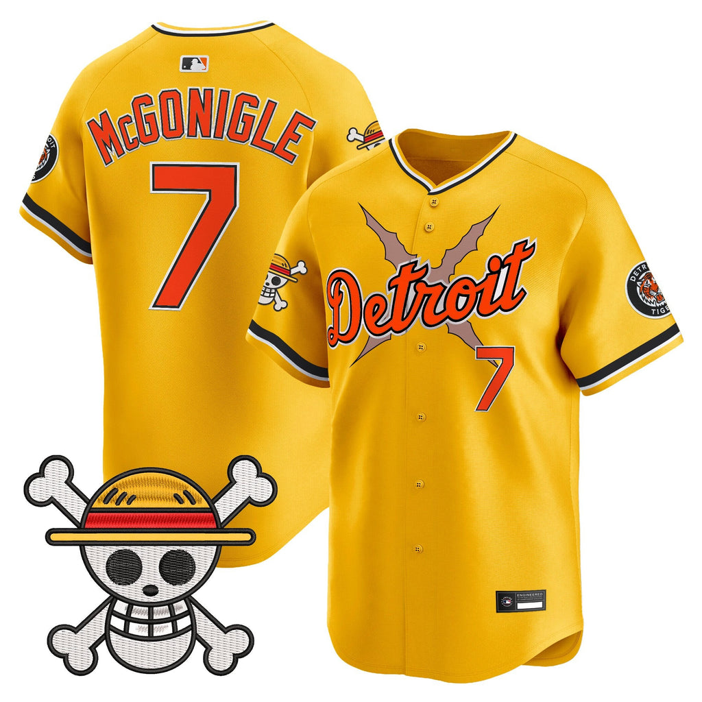 Men's Detroit Tigers x One Piece Vapor Premier Limited Jersey - Stitched