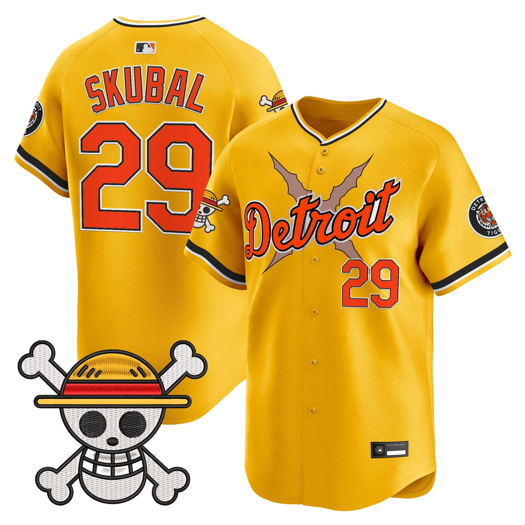 Men's Detroit Tigers x One Piece Vapor Premier Limited Jersey - Stitched