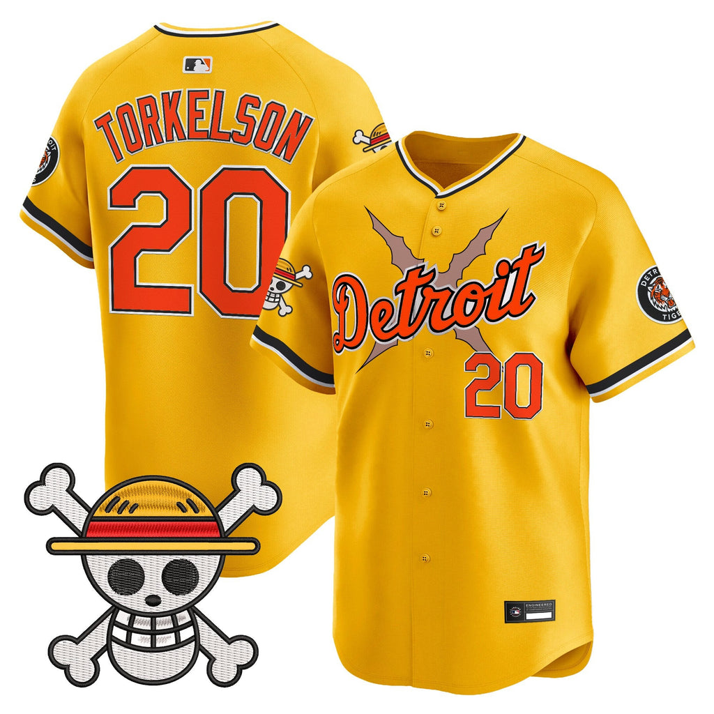 Men's Detroit Tigers x One Piece Vapor Premier Limited Jersey - Stitched