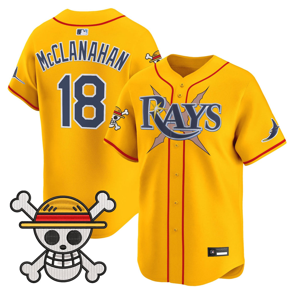 Men's Tampa Bay Rays x One Piece Vapor Premier Limited Jersey - Stitched