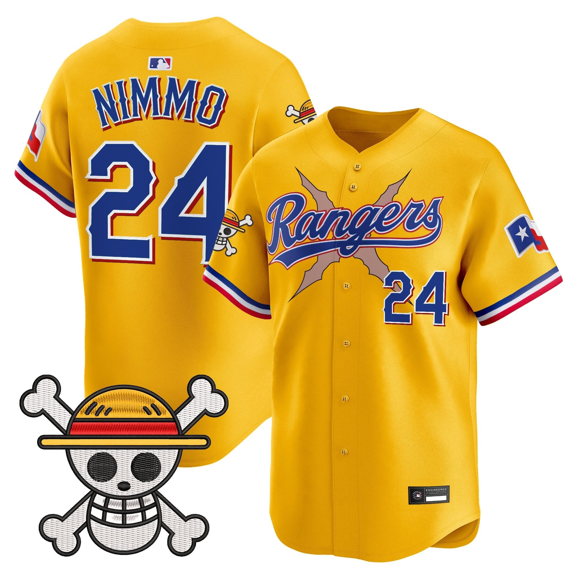 Men's Texas Rangers x One Piece Vapor Premier Limited Jersey - Stitched