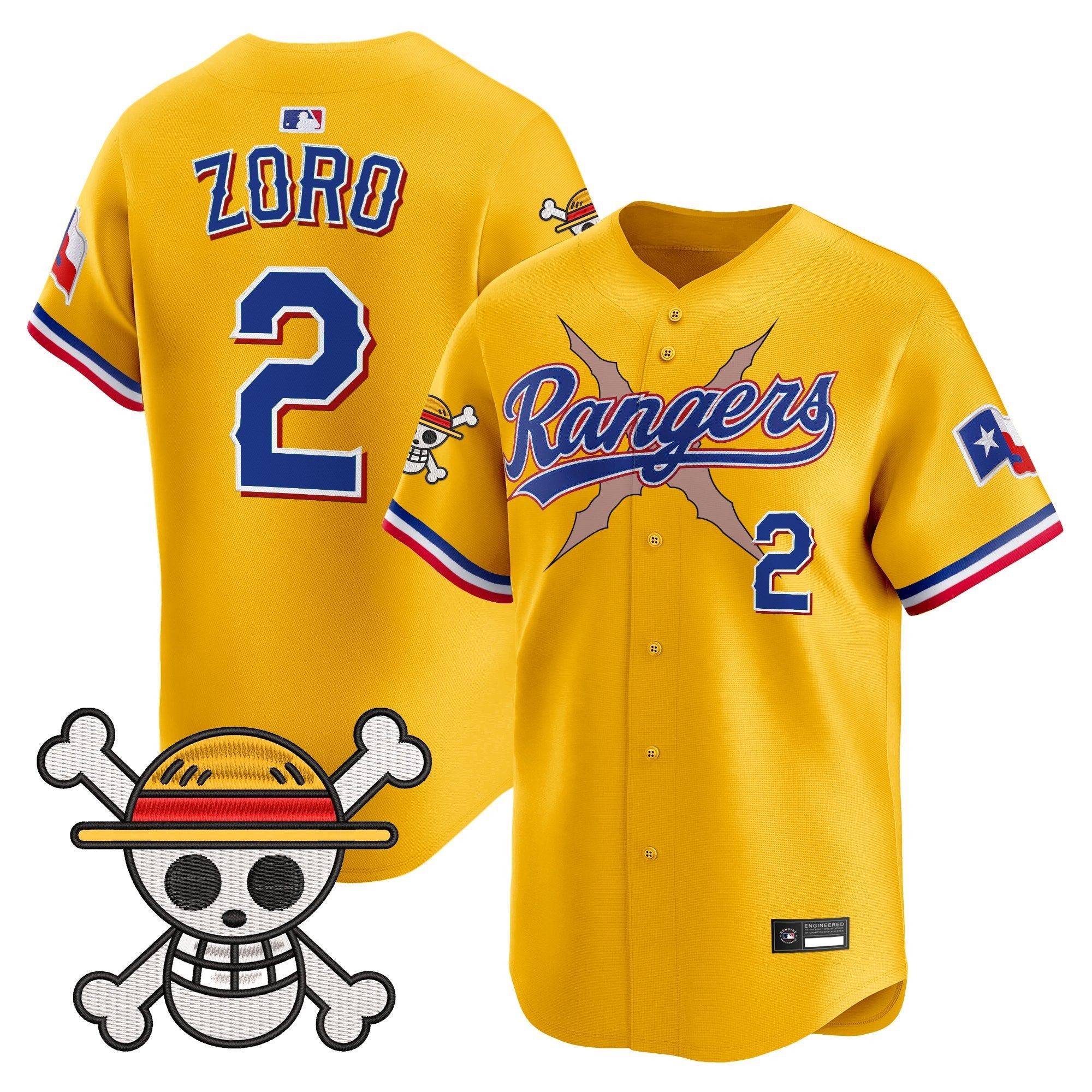 Men's Texas Rangers x One Piece Vapor Premier Limited Jersey - Stitched